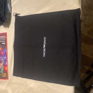 Emporio Armani Black Drawstring Dust Bag for Shoes or Accessories